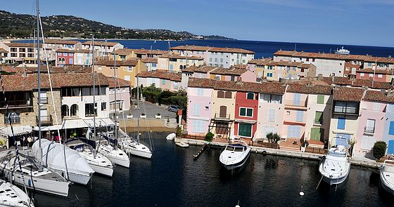 buildings on Port Grimaud